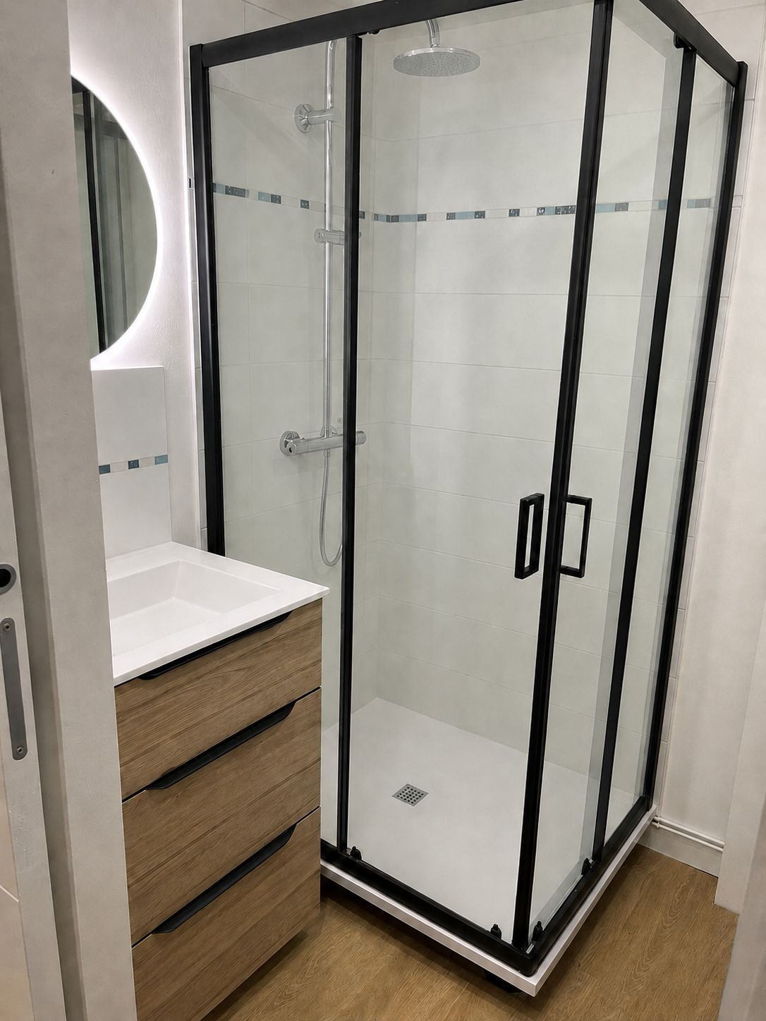 Rénovation de salle de bain réalisée par BC Clim